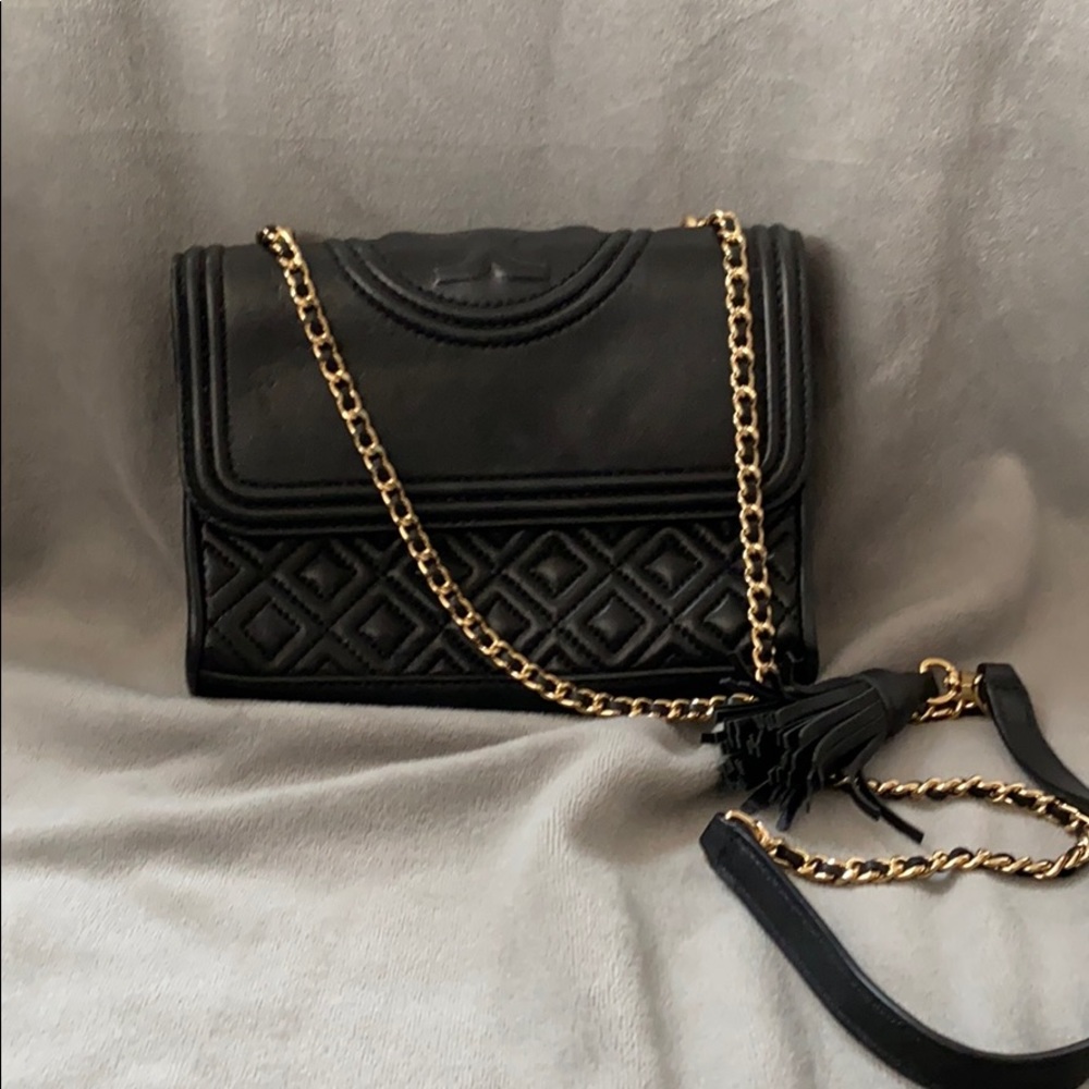 Tory Burch lambskin crossbody- Fleming small